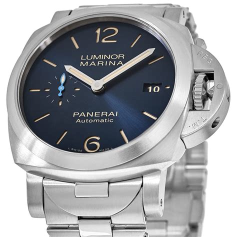 panerai luminor blue dial price|panerai luminor marina prices.